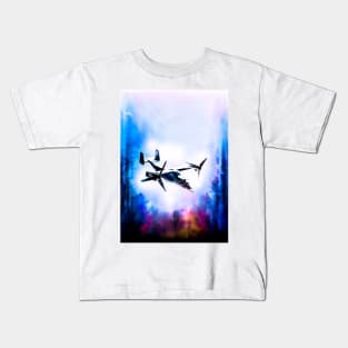 Osprey in flight Kids T-Shirt